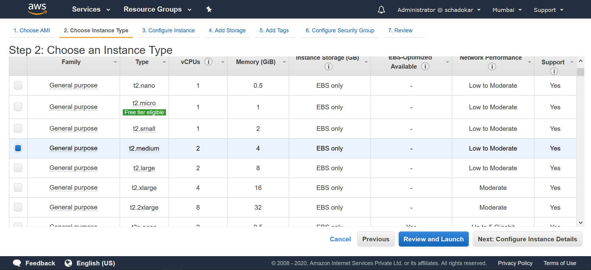 Instance Type